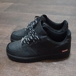 Supreme Black Logo Men's Sneakers